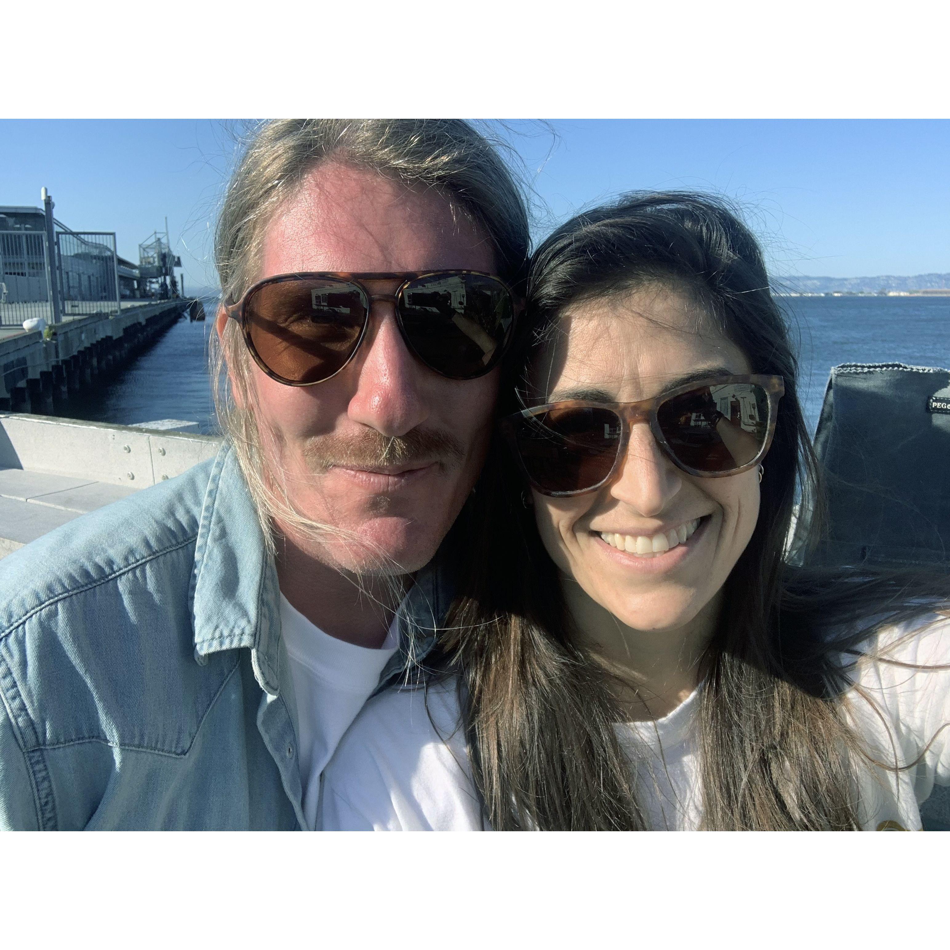 John showing Whit his old stomping grounds in San Francisco.