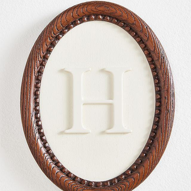 Emery Wood Monogram Gallery Wall Charm