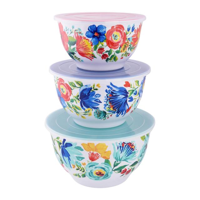 The Pioneer Woman Delaney 6-piece Melamine Bowl Set