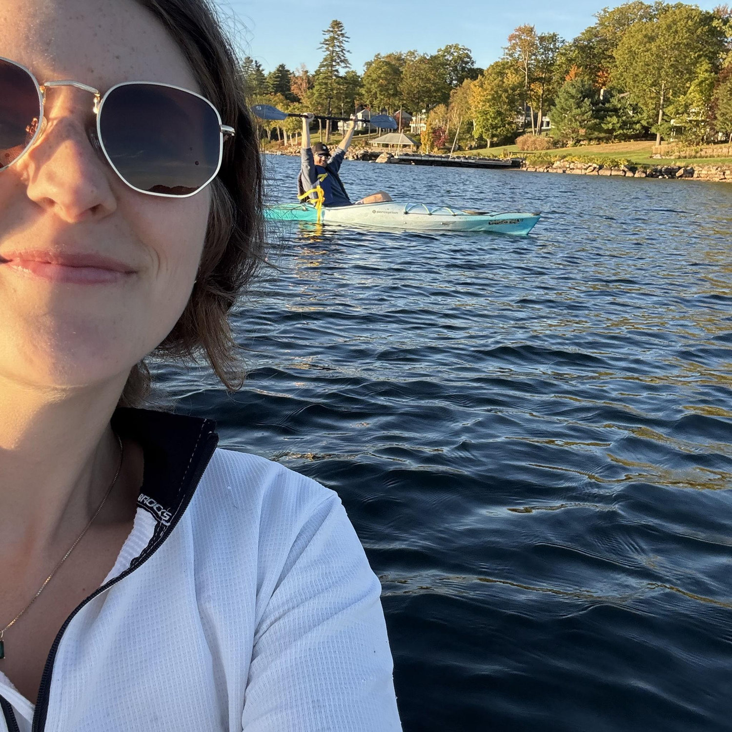 Garrett's first time at the lake and seeing New England in the Fall! October 2025.