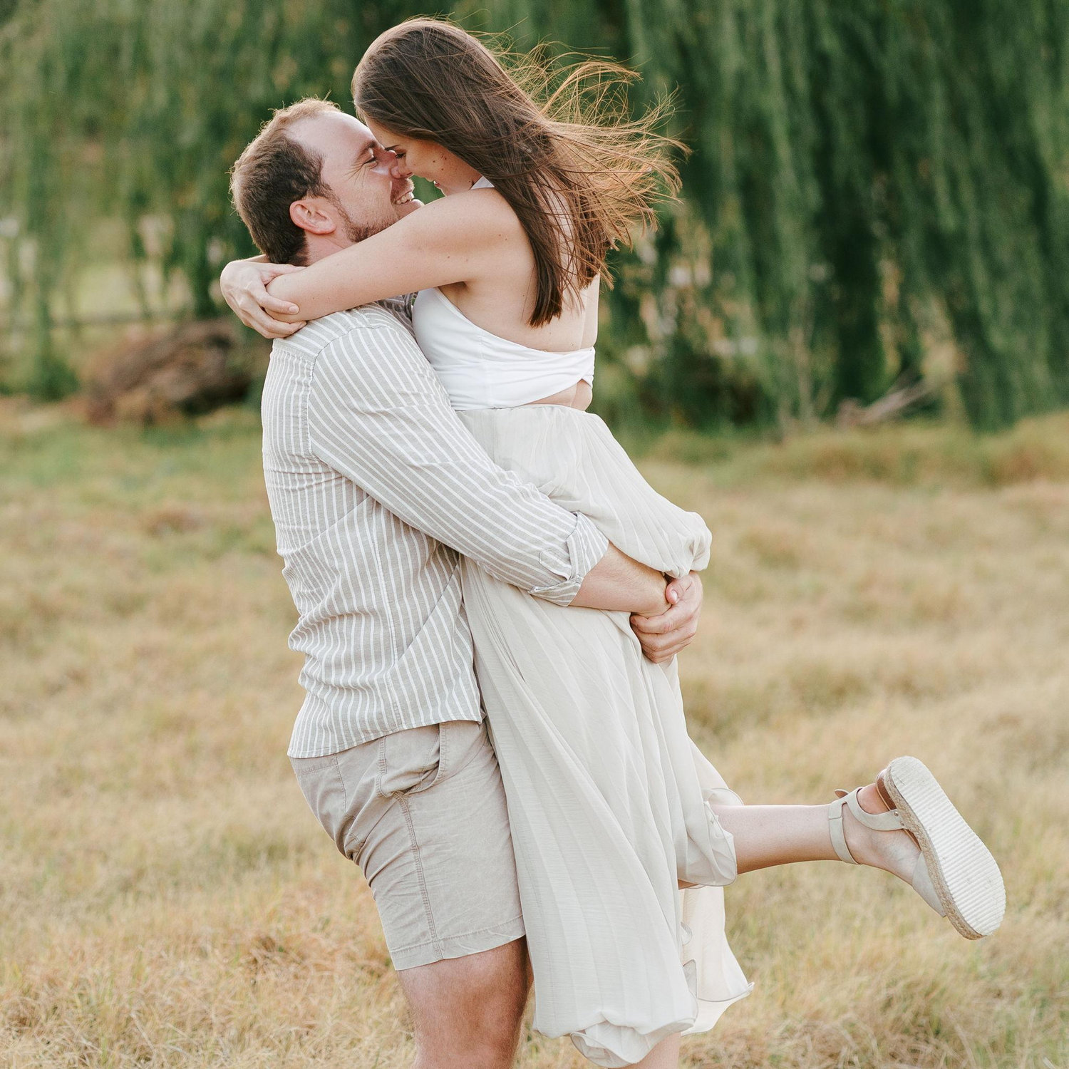 The first "I love you" came right before "will you be my girlfriend?"
PS Gerrit said it first ;)