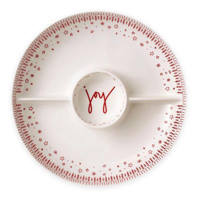 ED Ellen DeGeneres Crafted by Royal Doulton® Holiday 3-Section Divided Server
