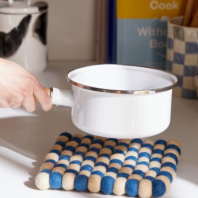 Checkerboard Felt Trivet