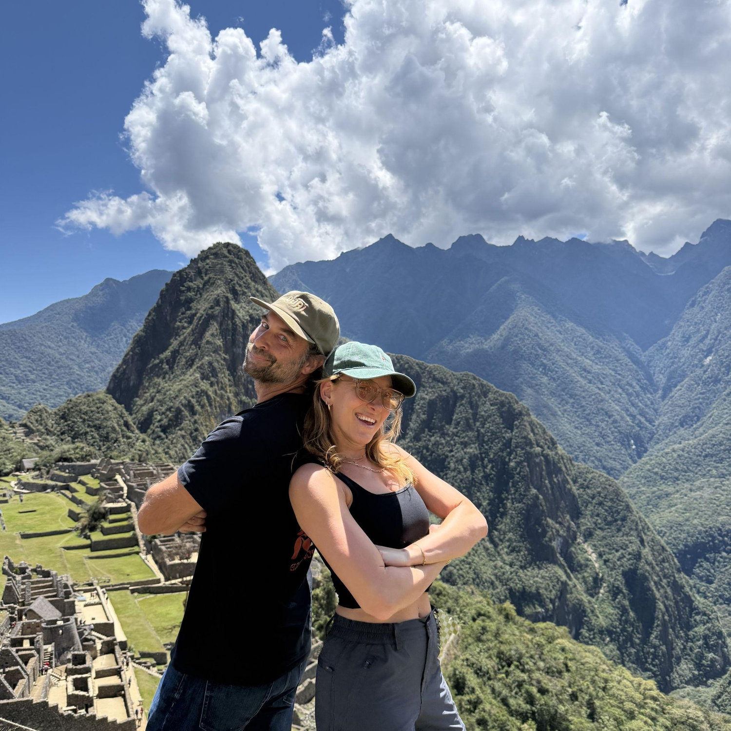 We make each other feel like we're on top of the world... even when we are (shot from Machu Picchu)
