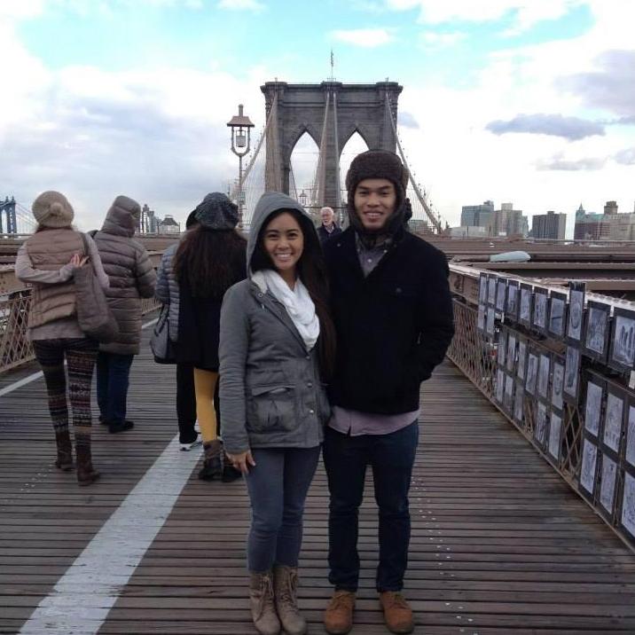 Super cold and windy on the Brooklyn Bridge