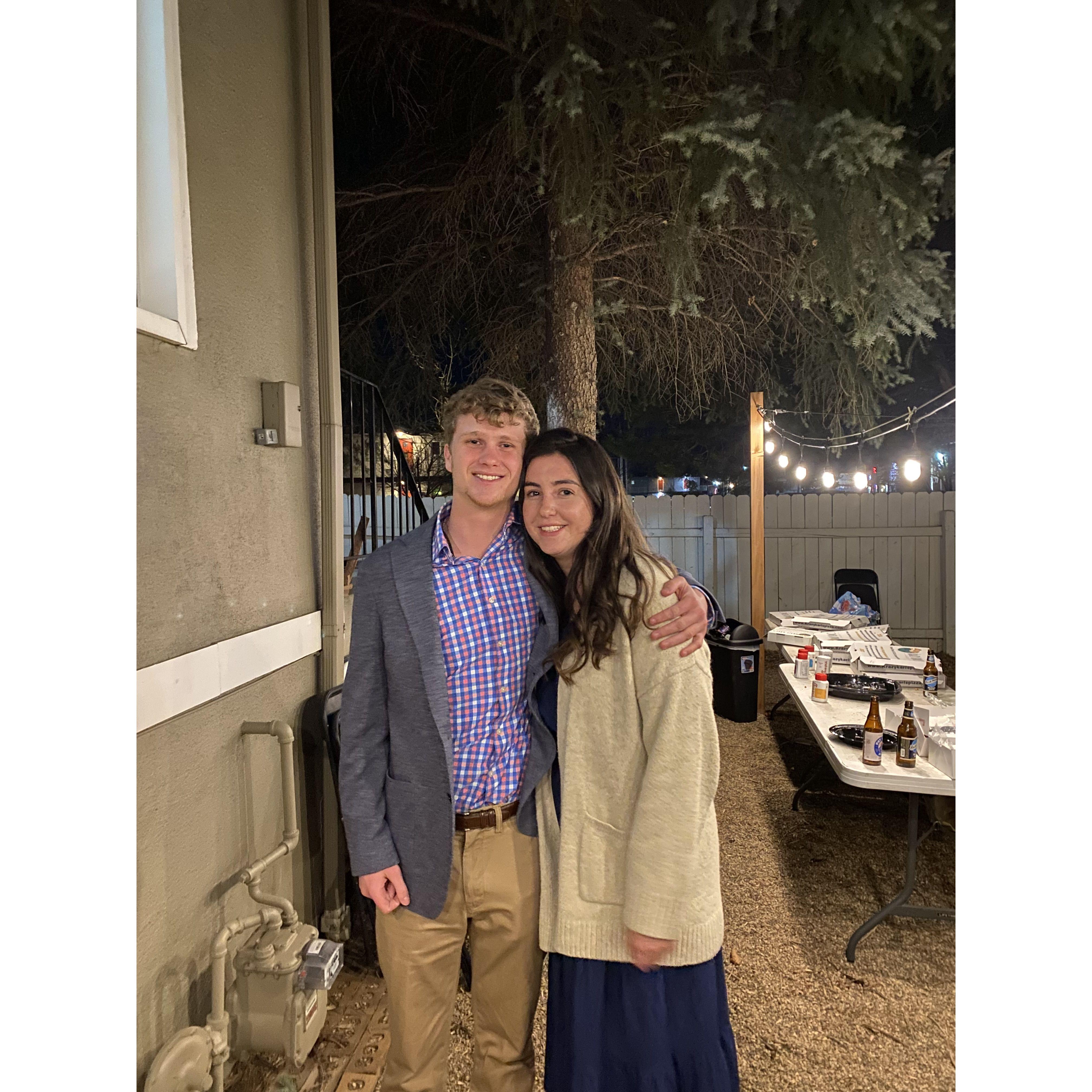 First picture together after the Easter Vigil!
