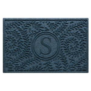 WaterHog Boxwood Monogrammed Doormat (Letter D)