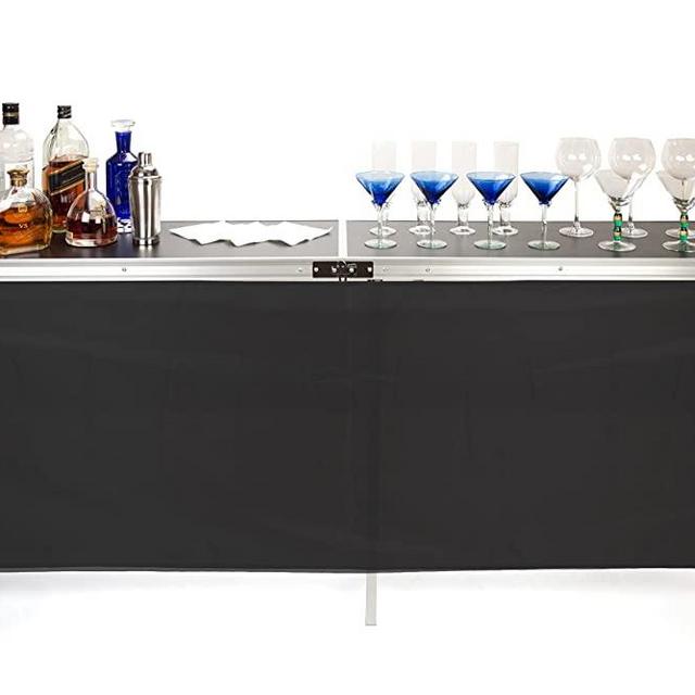 Trademark Innovations Portable Bar Table, Black