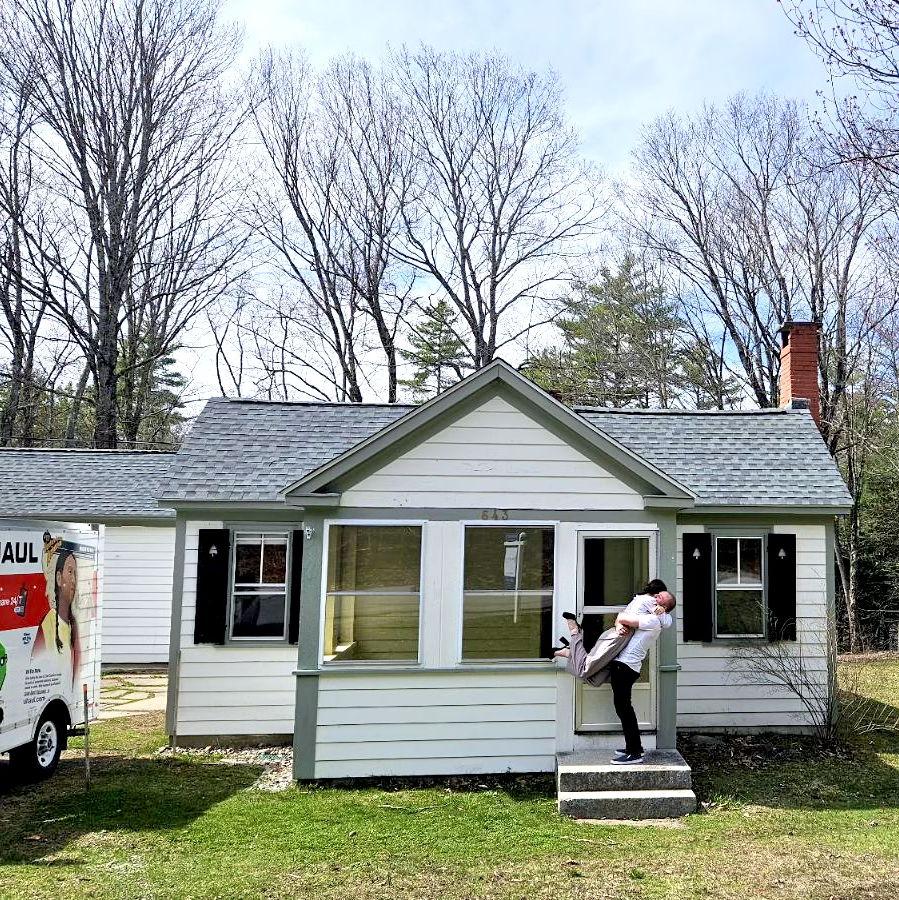 The day we closed on our first home