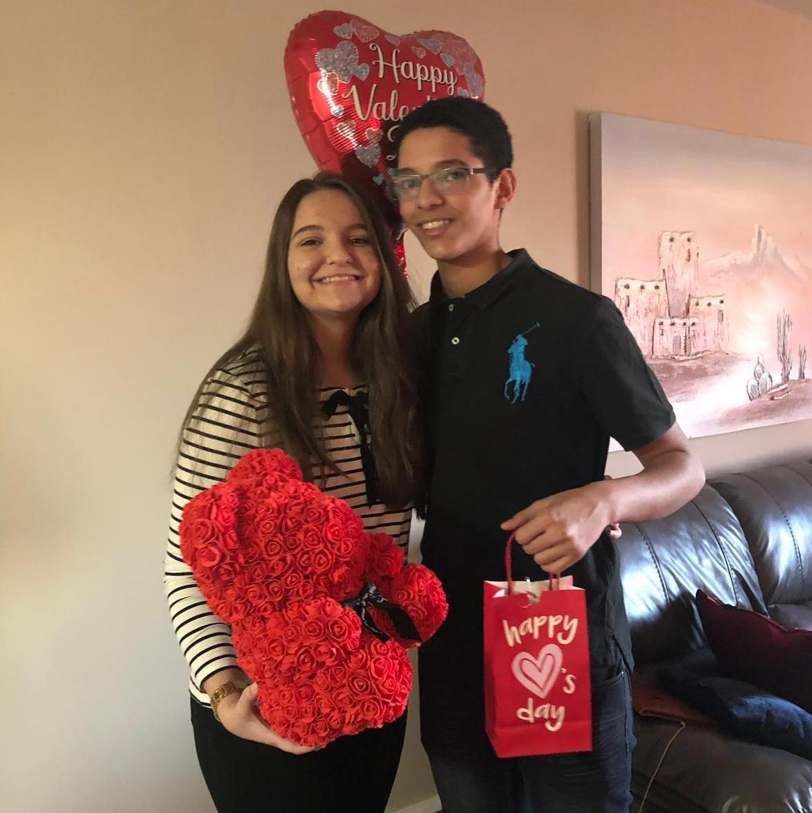 Primeiro Valentine's Day.