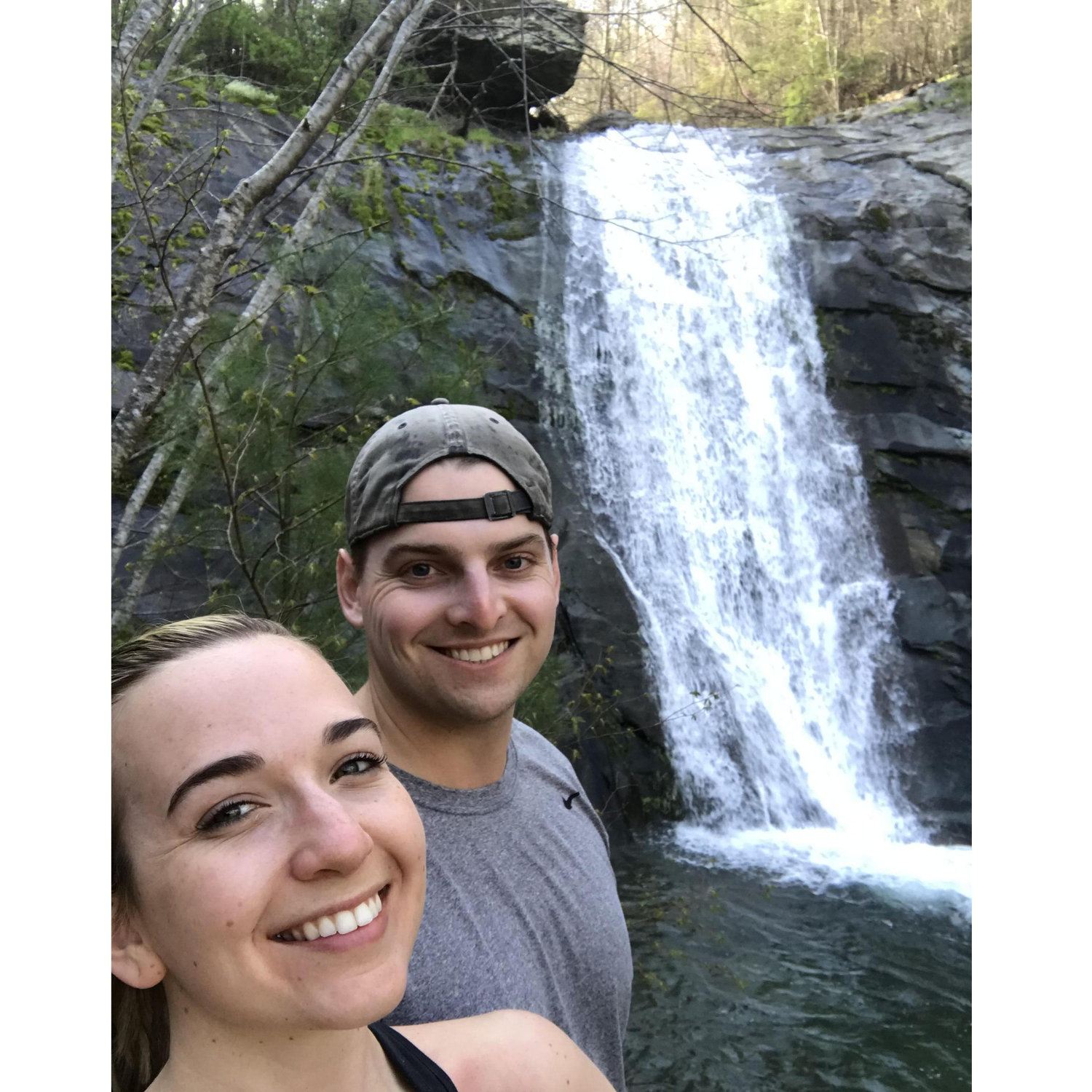 On a hike in Charlottesville, Virginia