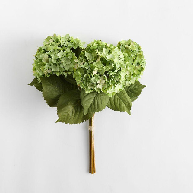 Hydrangea Bundle Bright – Green – 18"