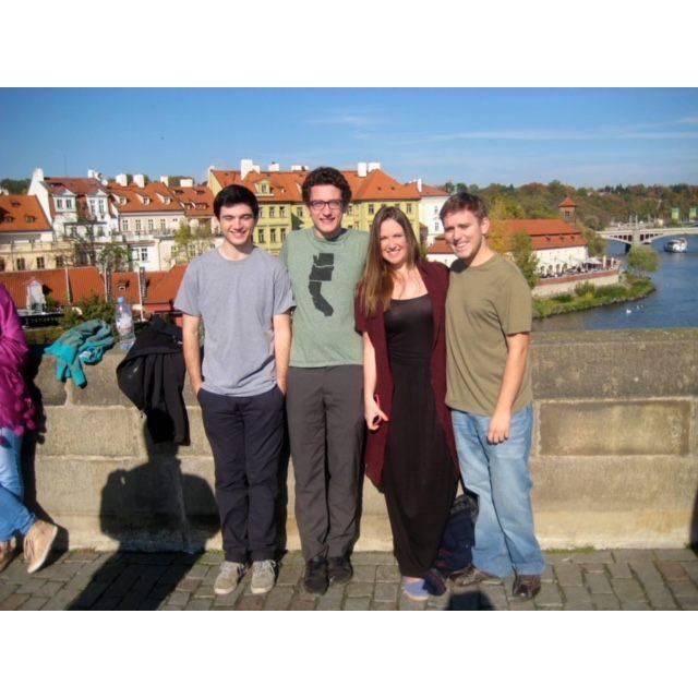 Prague with Madeline's cousins!