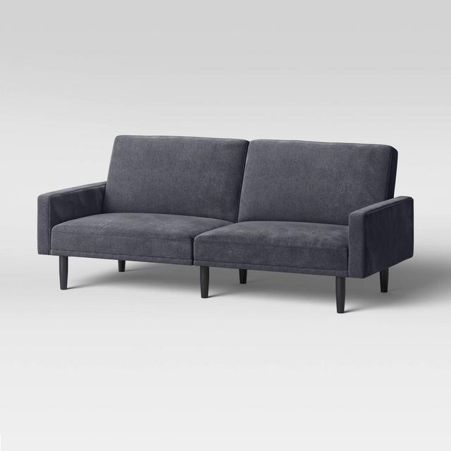 Futon Sofa with Arms Dark Gray - Room Essentials™