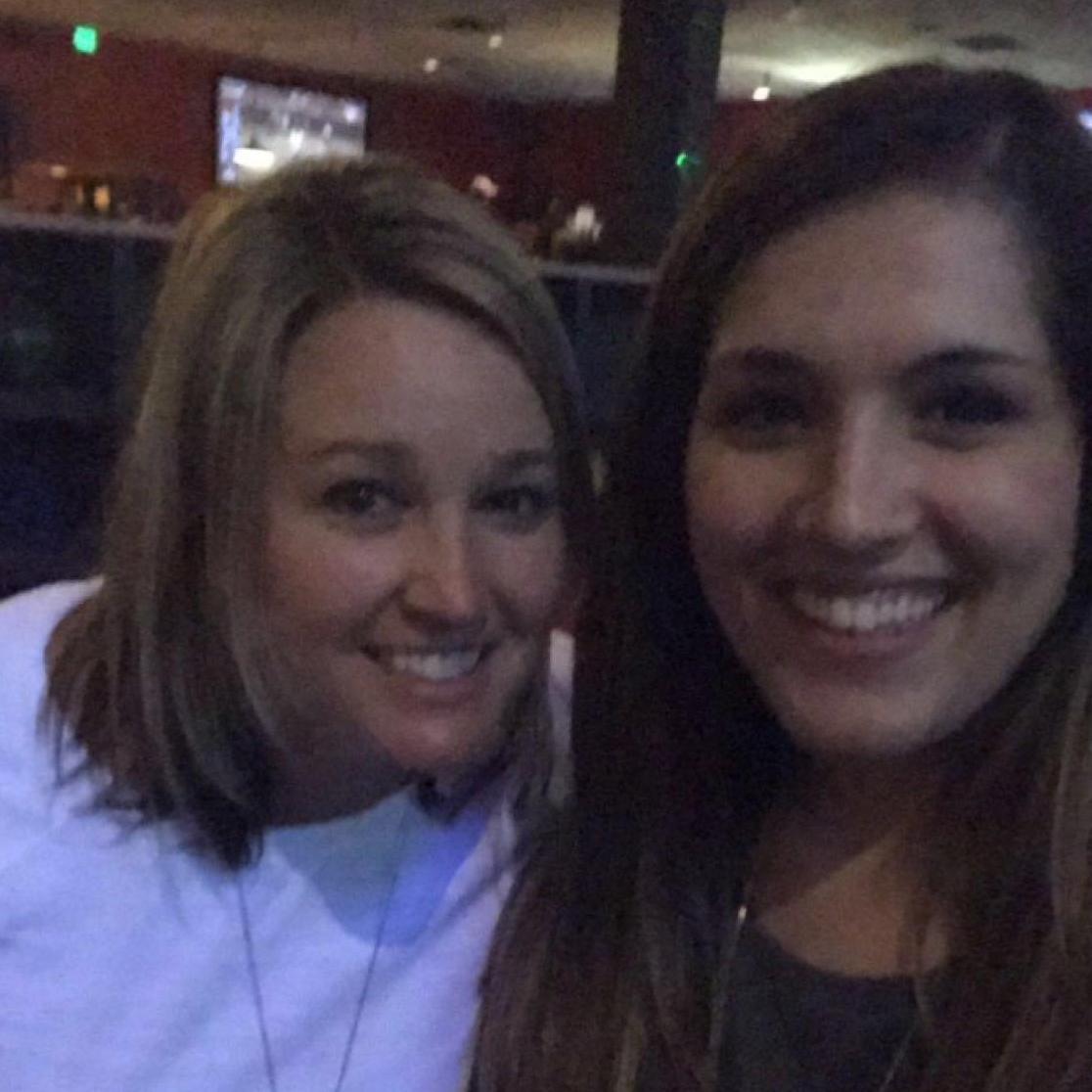 Brooke and her Matron of Honor, Melissa