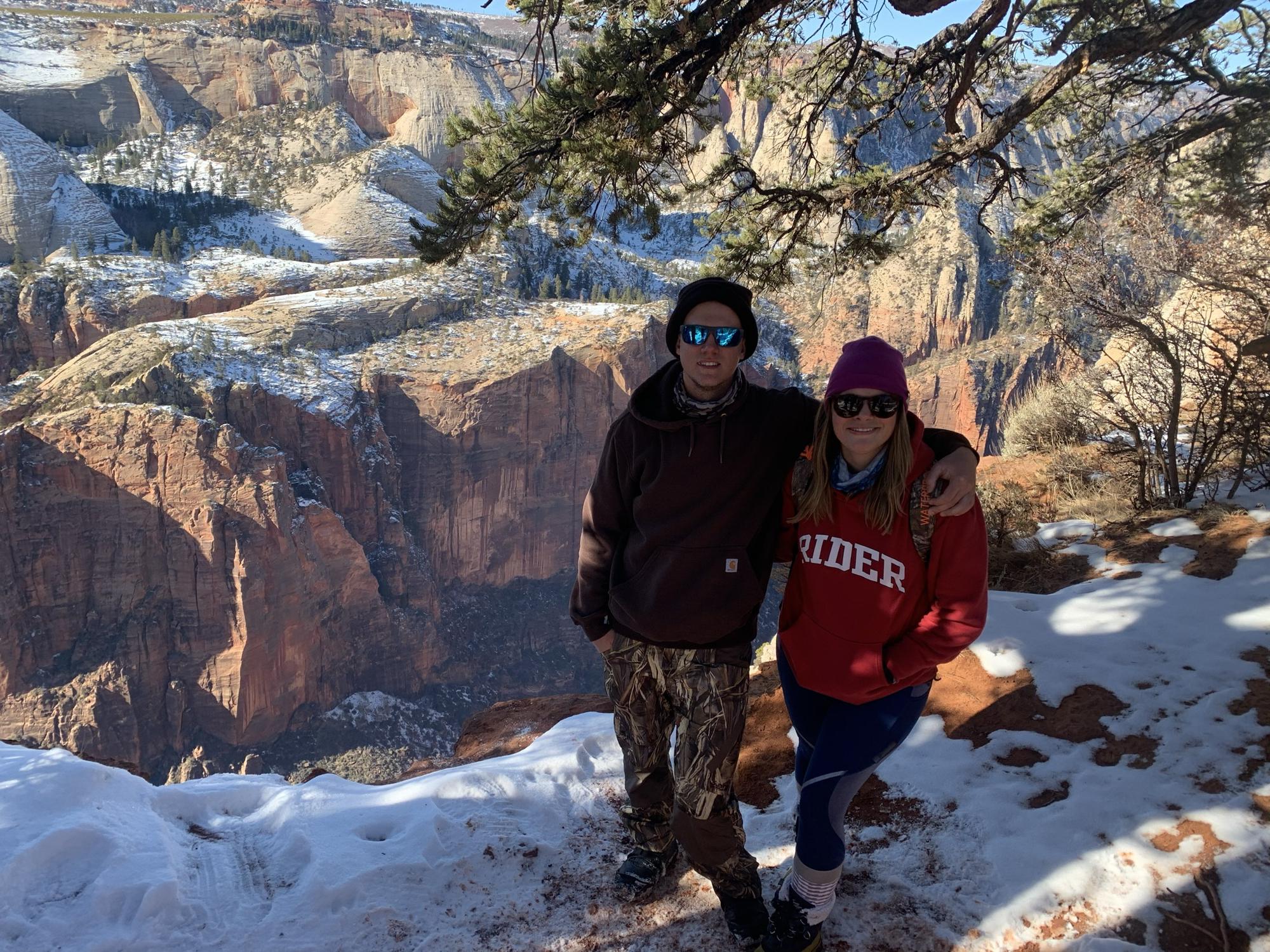 Hiking in Zion