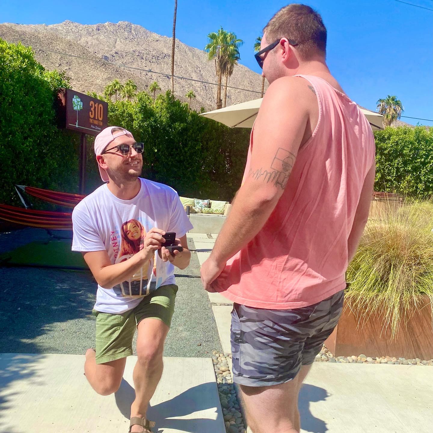 Proposing in Palm Springs, CA 2021!