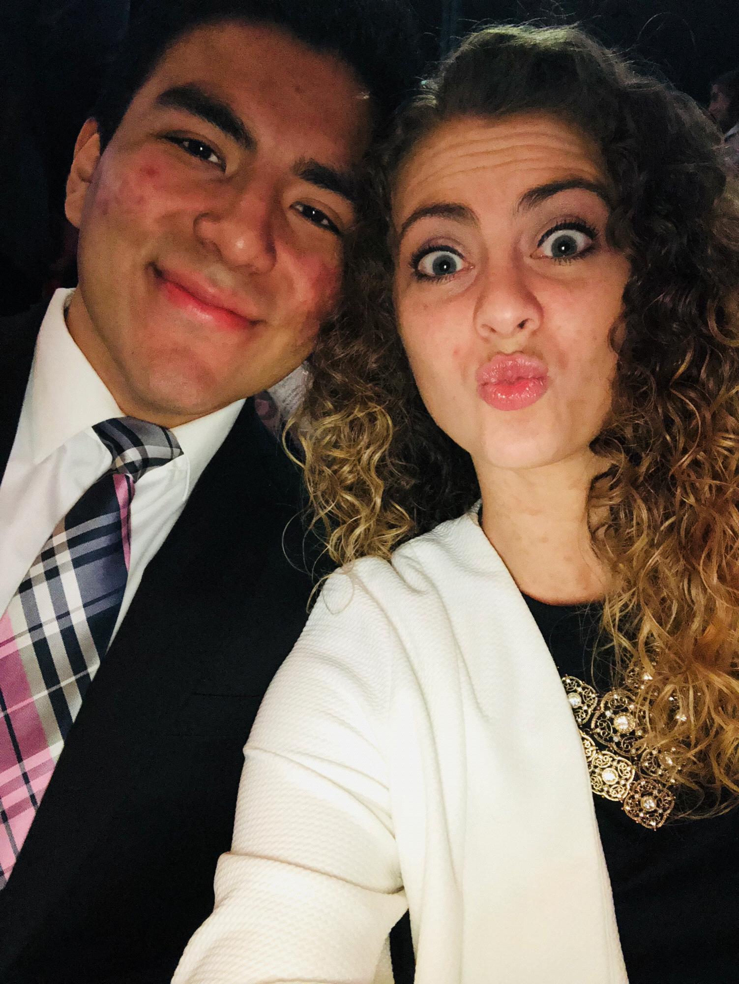 Being silly before a meeting :)