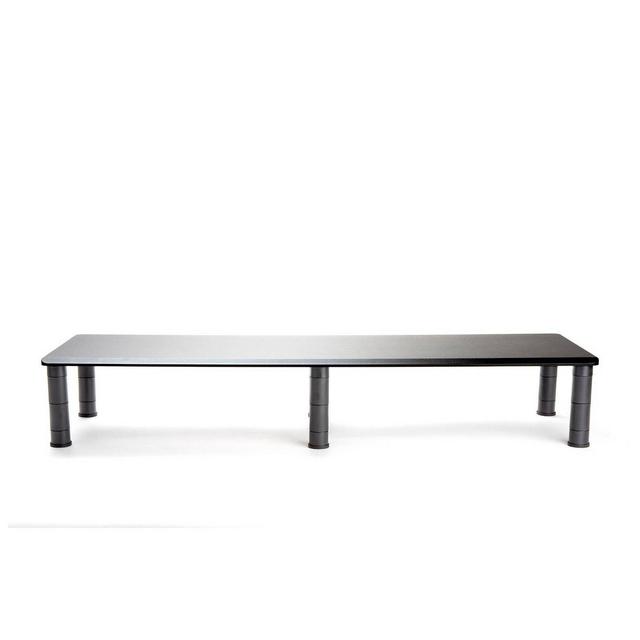 Mind Reader Large Dual Monitor Stand/Riser for Computer Screens Black
