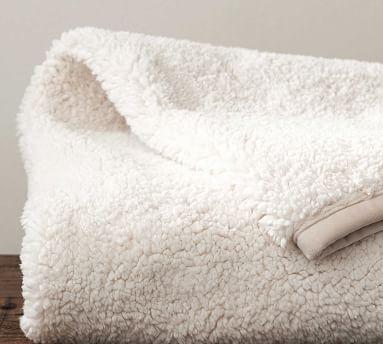 Faux Sheepskin Throw