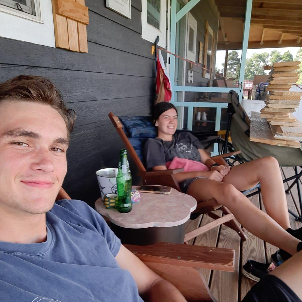 My dad reached out to Garrison and asked if he wanted to apprentice in RV work with him and he said yes and ended up moving here! This is the first picture we have after he moved
June 26th 2025