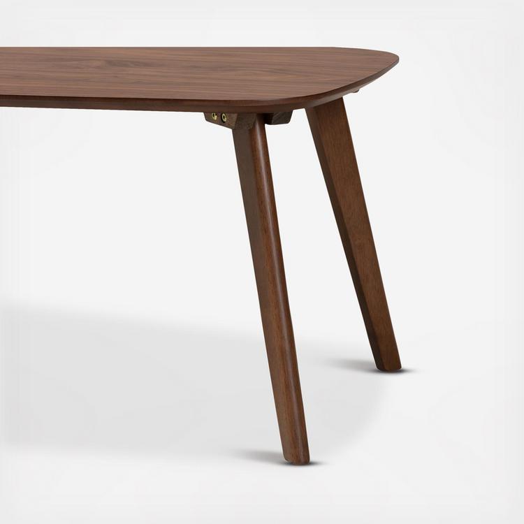 Baxton Studio, Dahlia Mid-Century Modern Finished Coffee Table | Zola