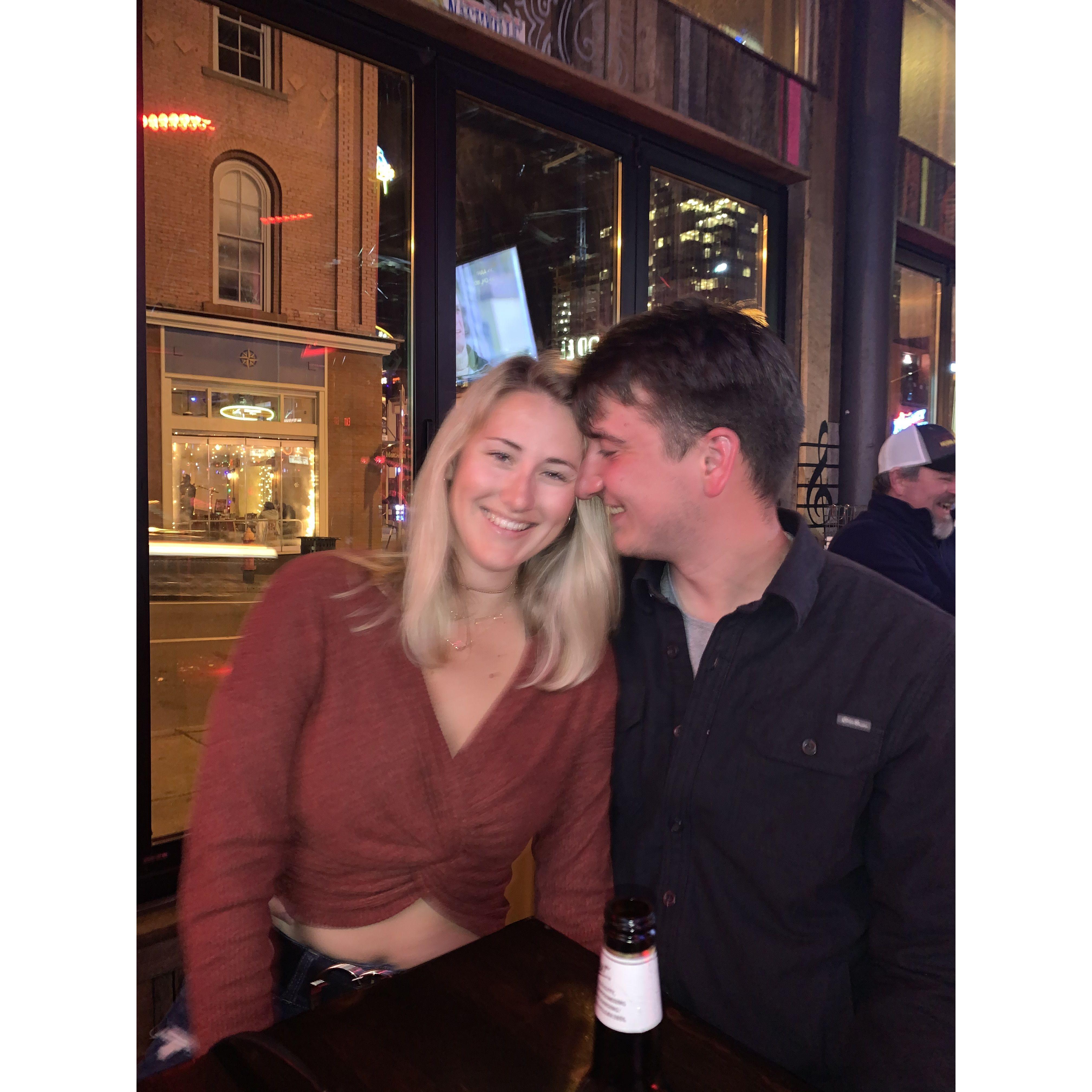 Visited Nashville with our friends to celebrate Logan's 23rd birthday. January 2021.