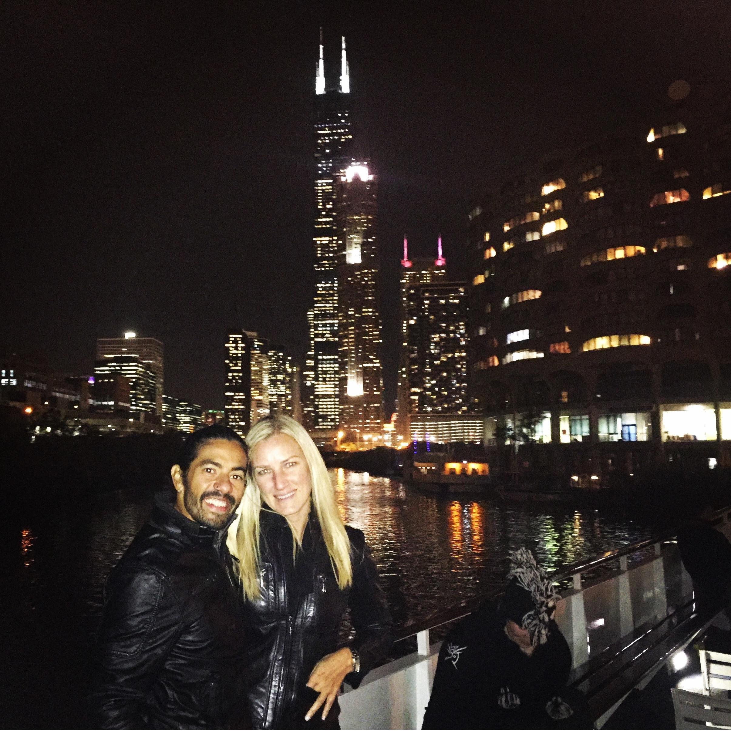 Alberto's first trip to Chicago (2017).