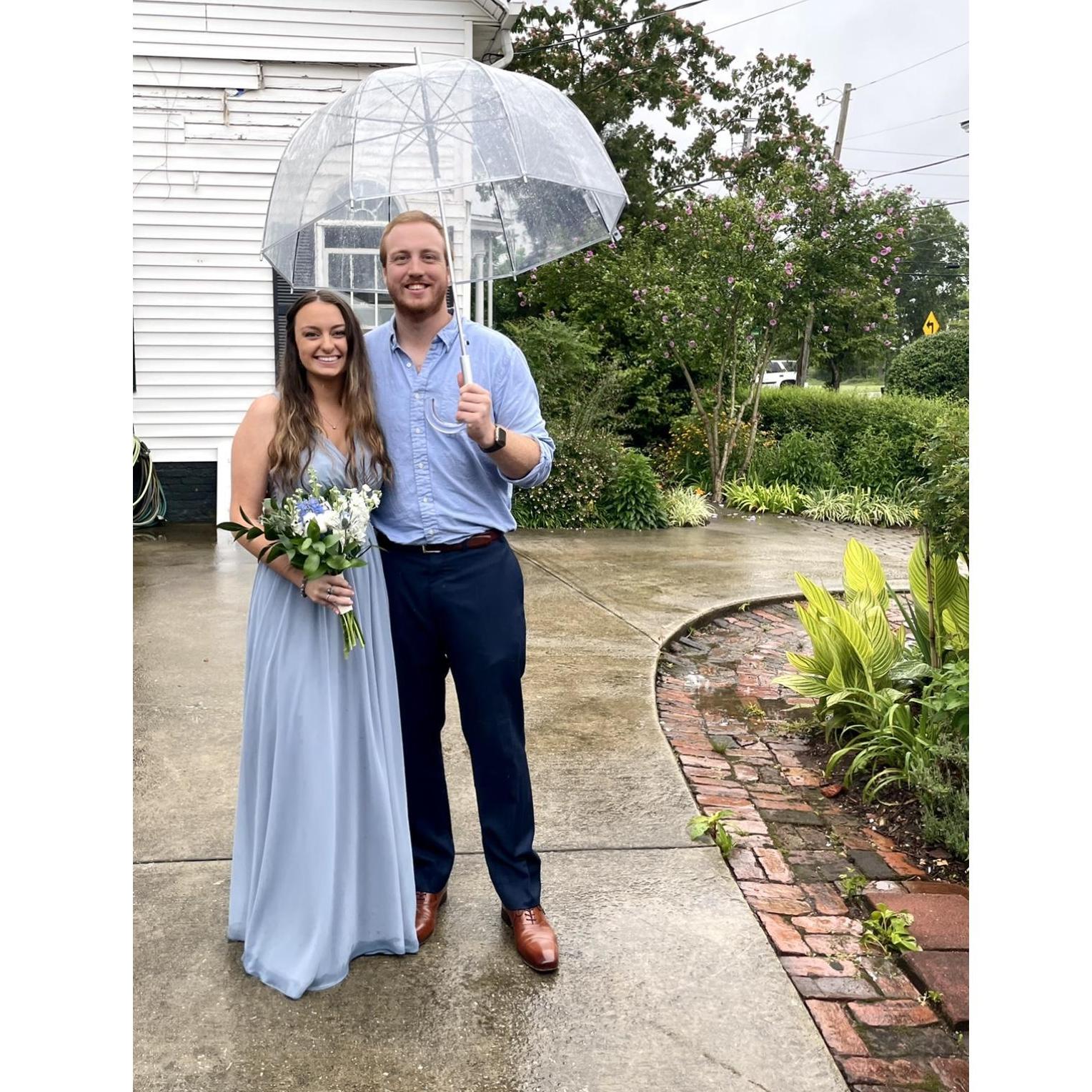 I had the honor of being a bridesmaid for Morgan, and I had a pretty cute date