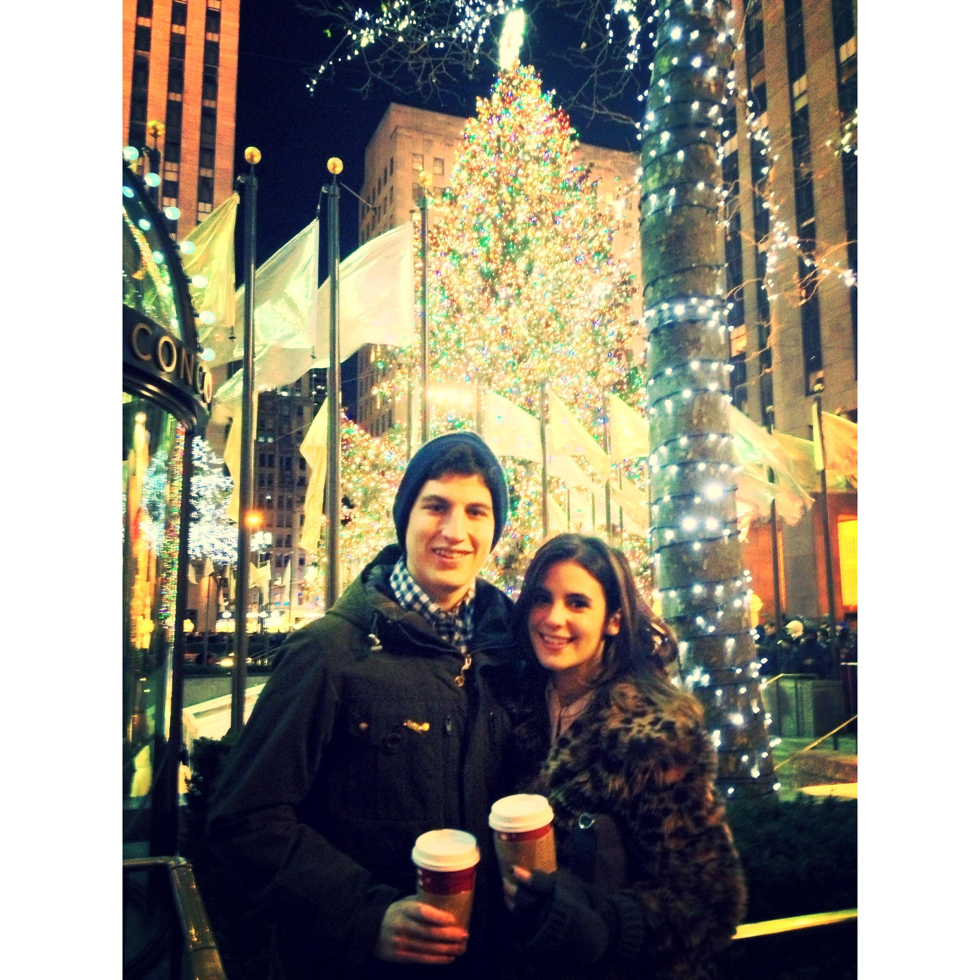 Christmas is Megan's favorite holiday, so each year we go on the twelve "dates" of Christmas
New York, 2012