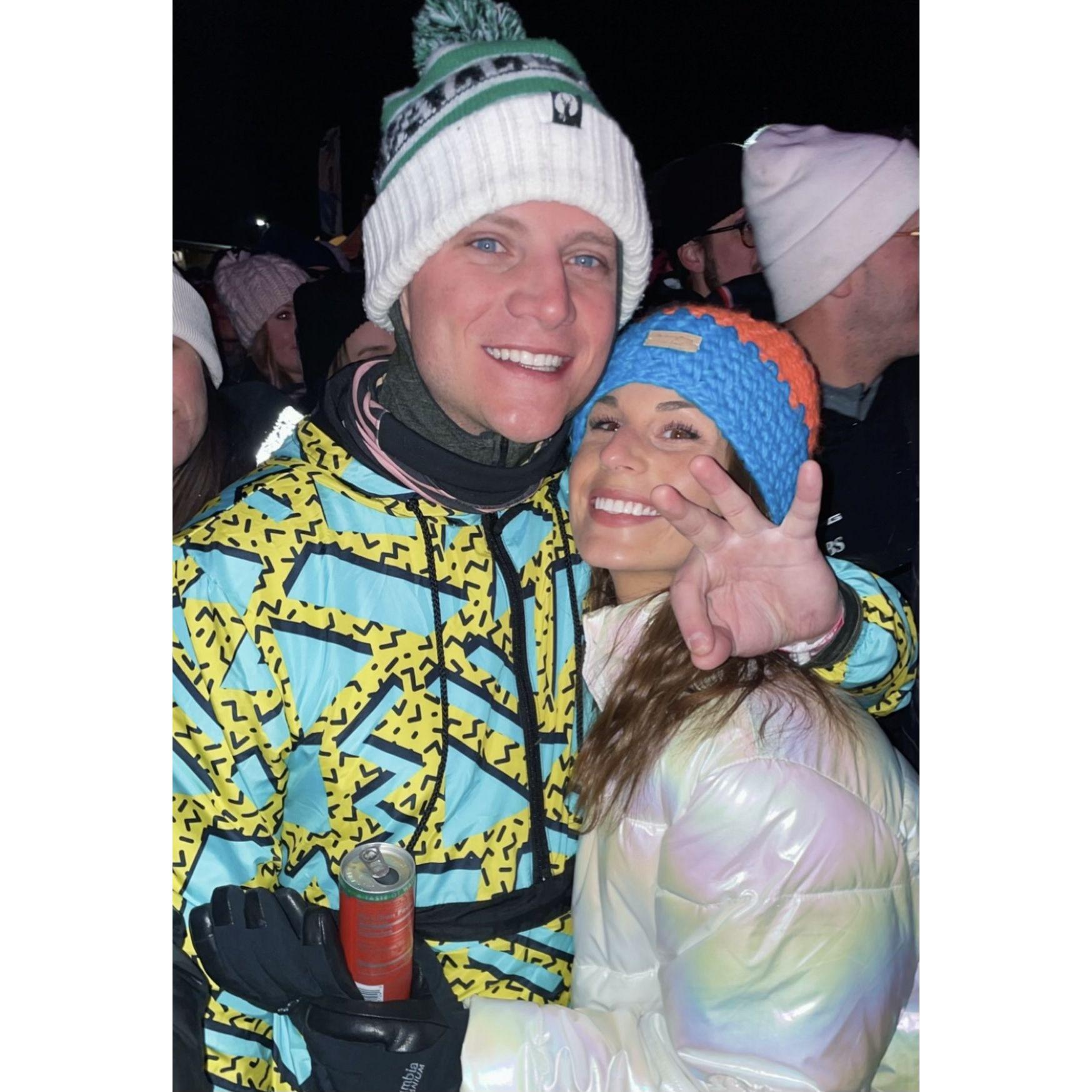 Seeing Rufus du Sol at a music festival in Vail, CO. December 2021.