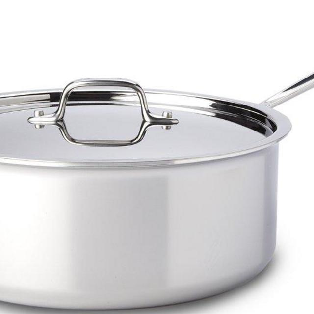 All-Clad d3 6-Qt Deep Saute Pan with Lid