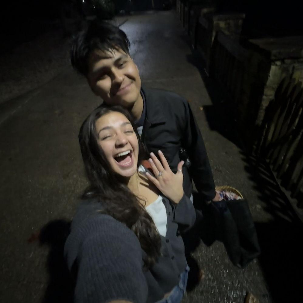Mikie proposed at Cumberland Falls!