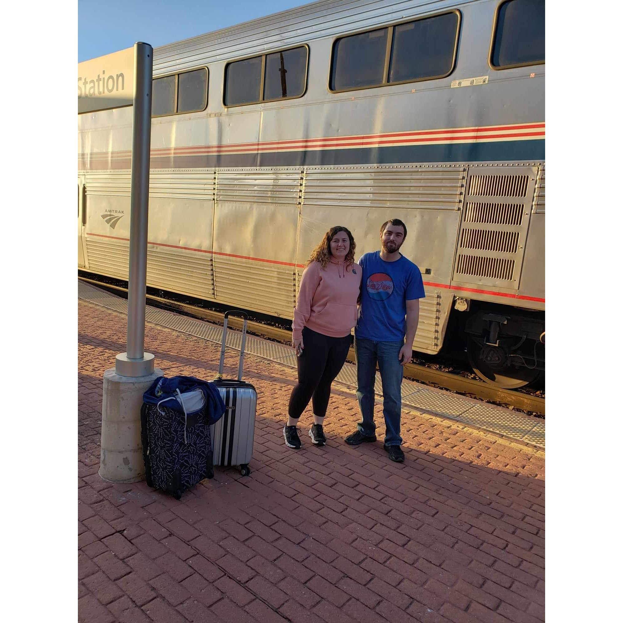 Train Trip from Princeton, IL to