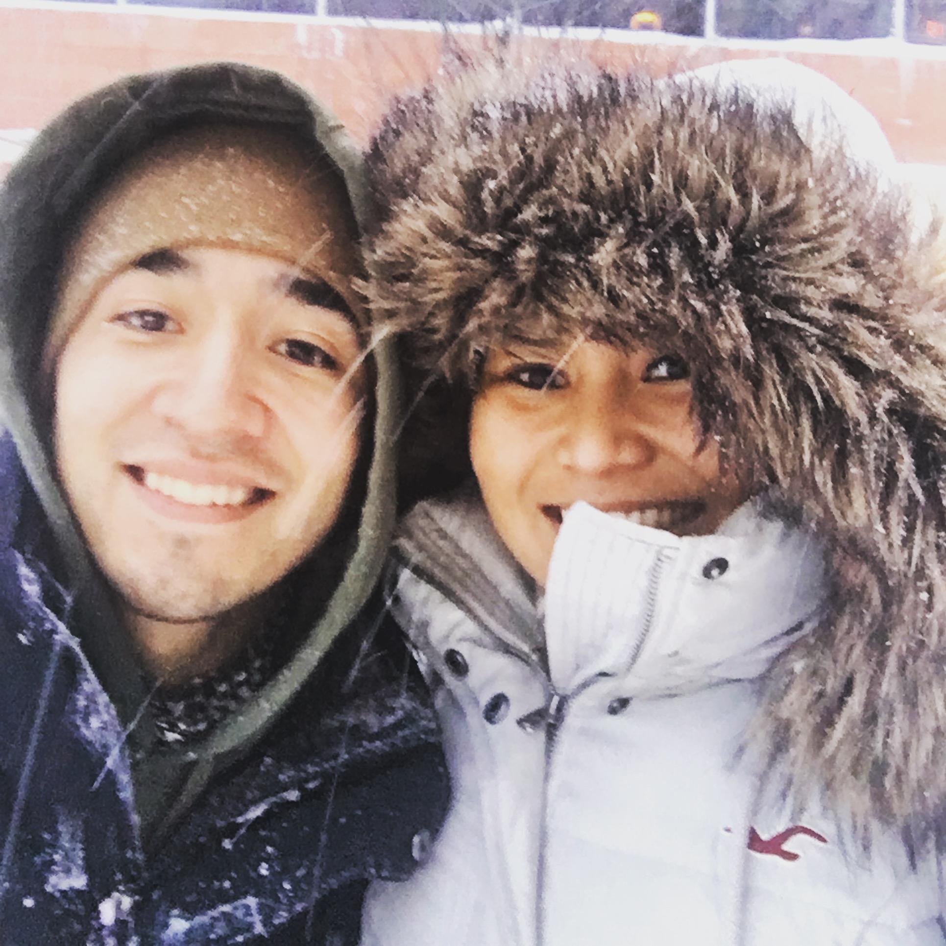 2016 - Playing in the snow during Snowmageddon 2016