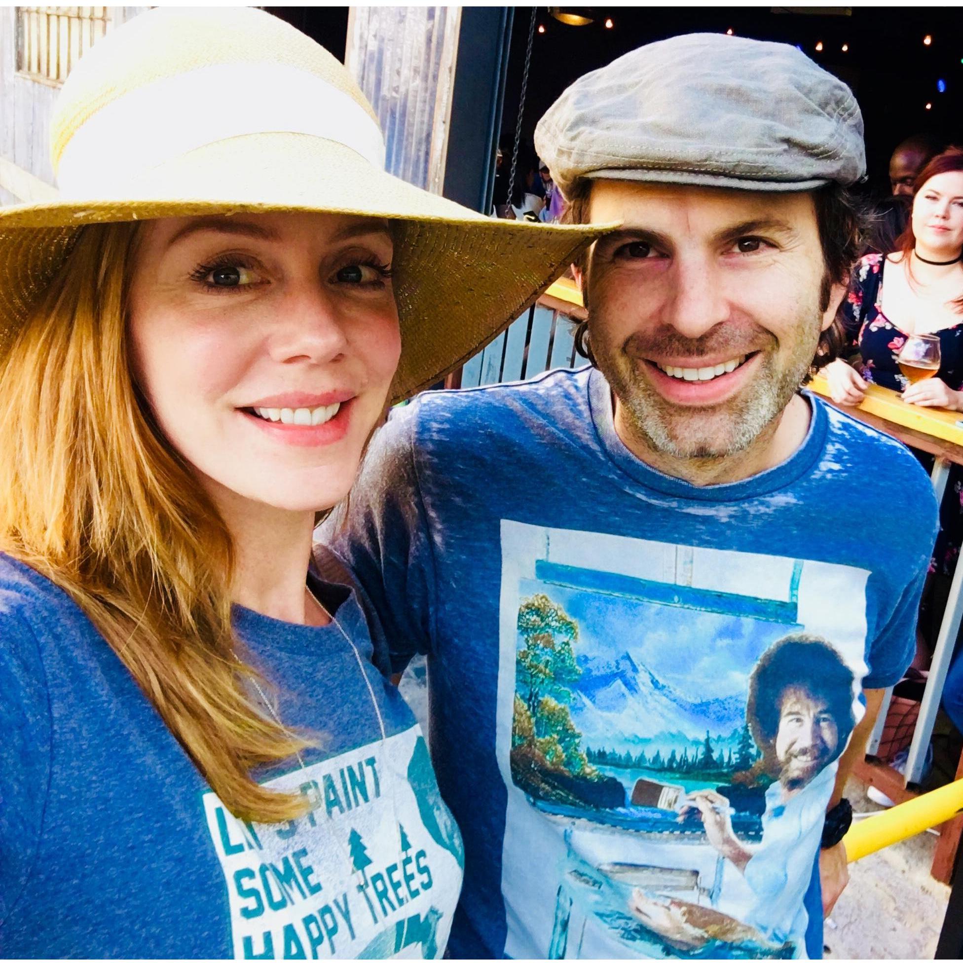 Shared love of Bob Ross