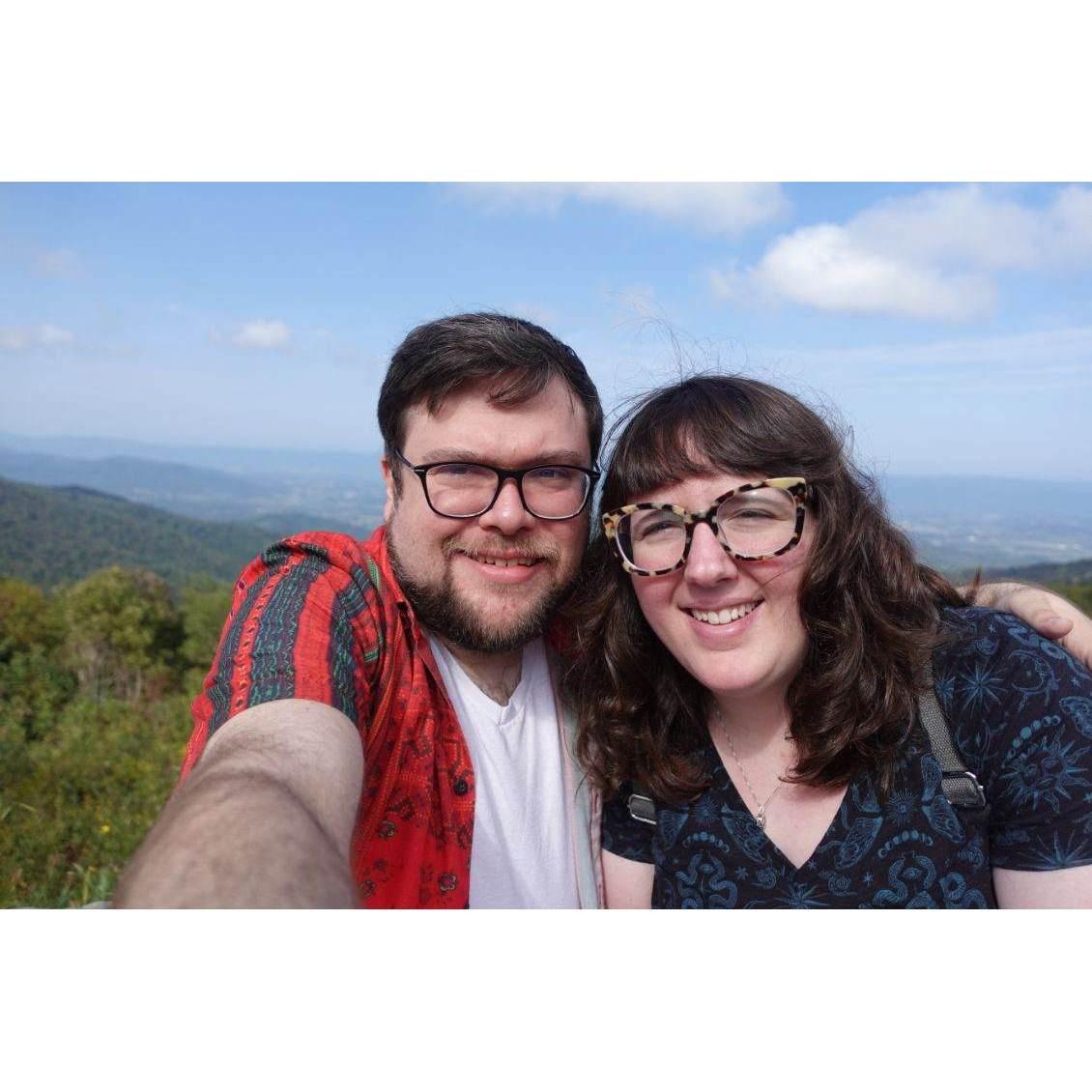 Our trip to Shenandoah National Park, right before Luray Caverns.