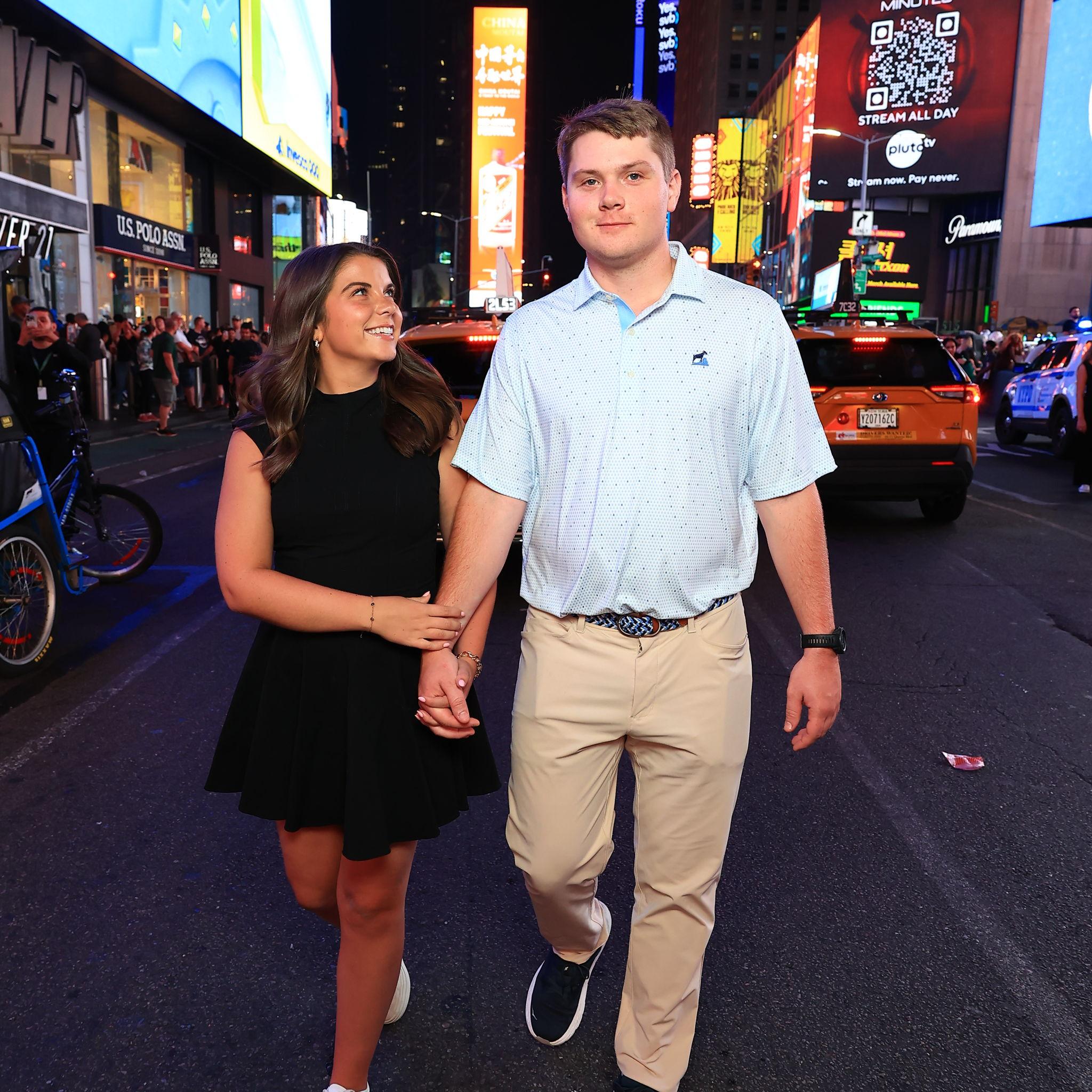 Doing long distance meant we traveled often to see each other! This is a picture from our Trip to New York together in 2024!