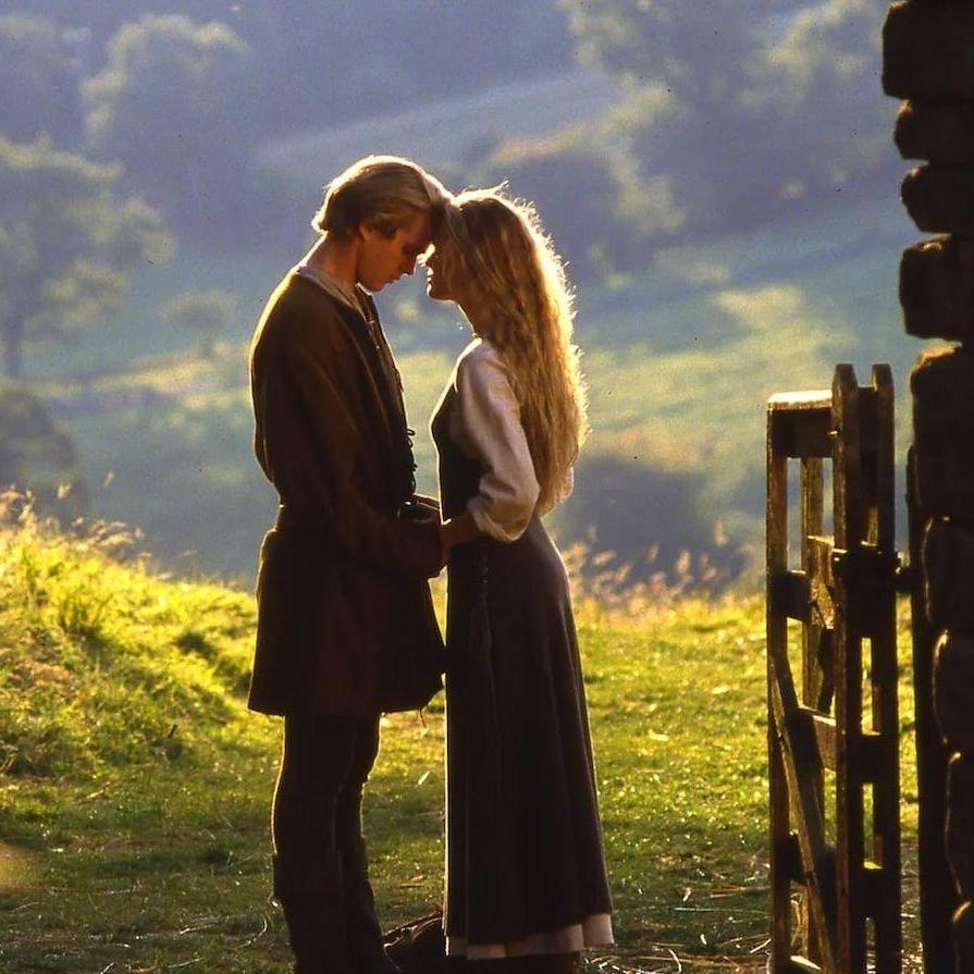Westly and Buttercup when they first say goodbye. From The Princess Bride.