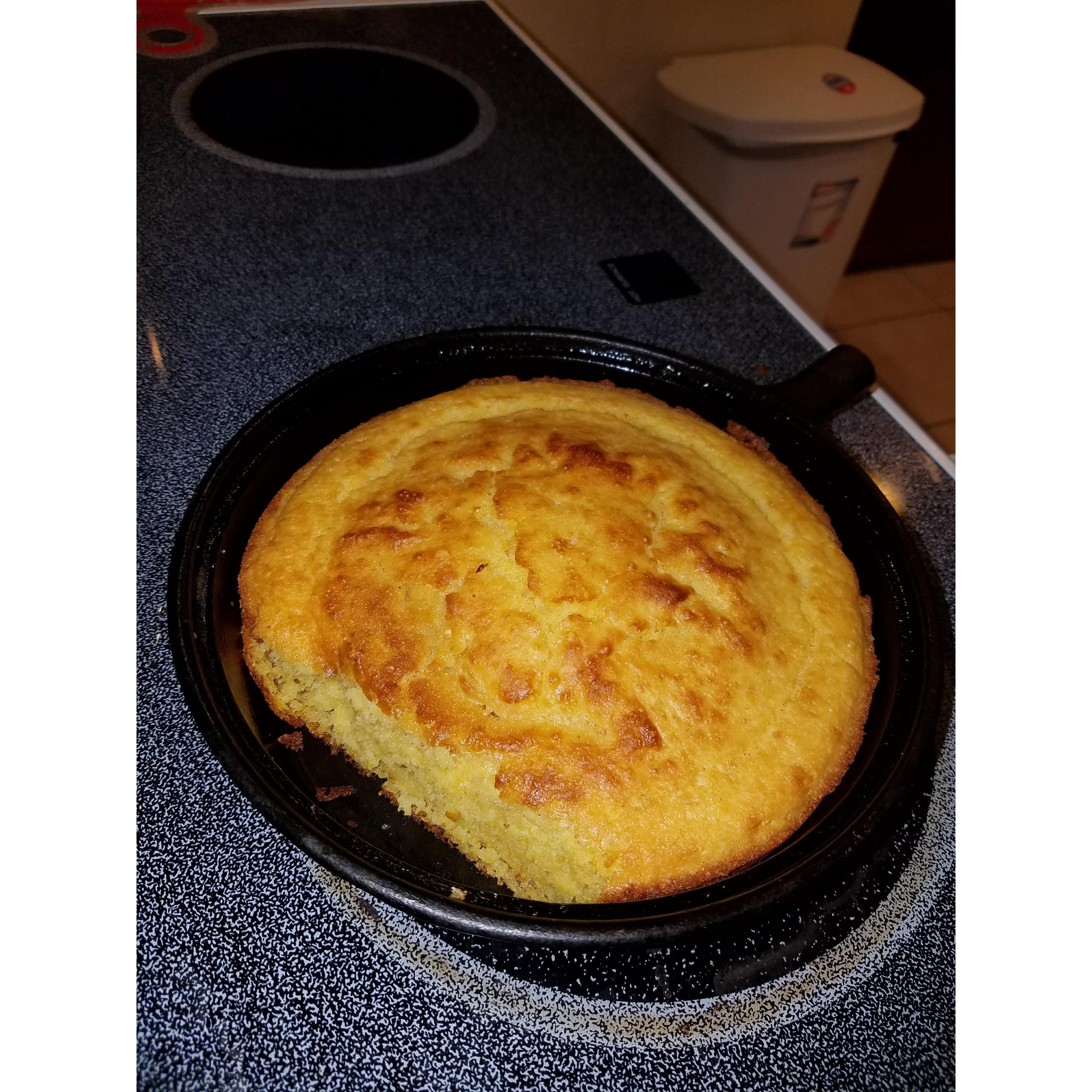 Positive that Patrick decided to marry Mia at first bite of her skillet cornbread.