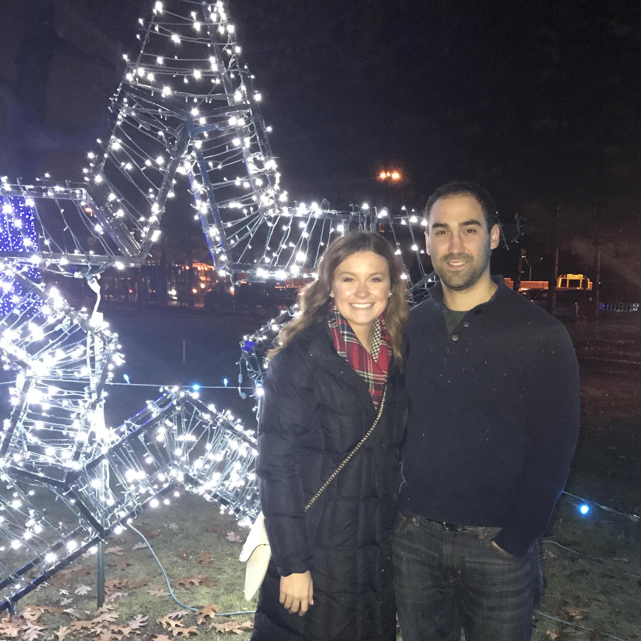 Date night at the Zoo Lights