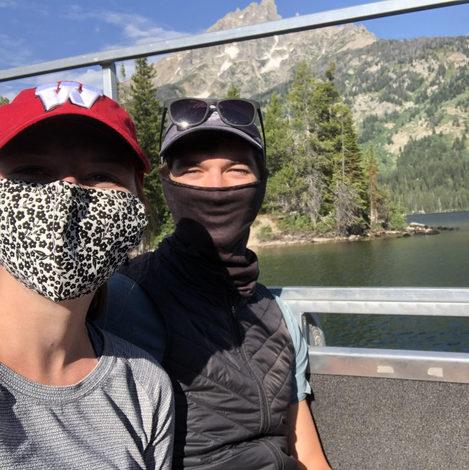 Ferry ride to the trailhead in the Tetons NP in 2020 of course!