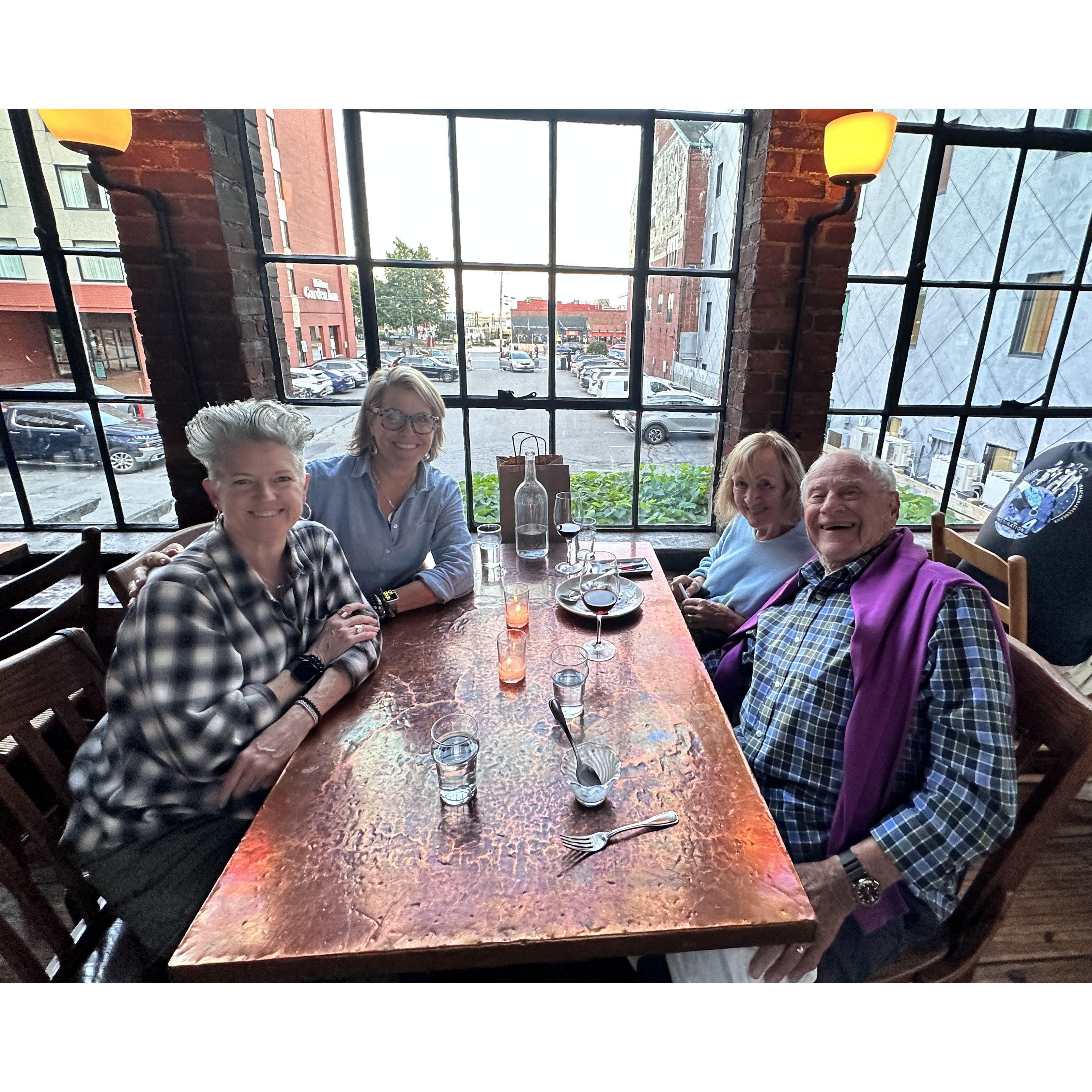 Our first visit to Maine for Lisa to meet Jill's Dad and his wife Sharon. So many beautiful moments together.