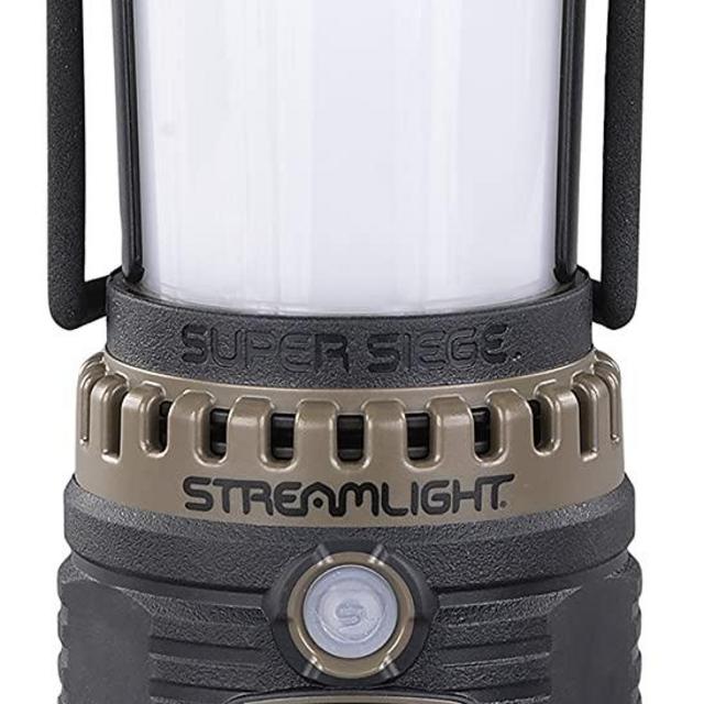 Streamlight 44947 Super Siege 120V AC, Rechargeable and Portable USB Charger, Coyote - 1,100 Lumen