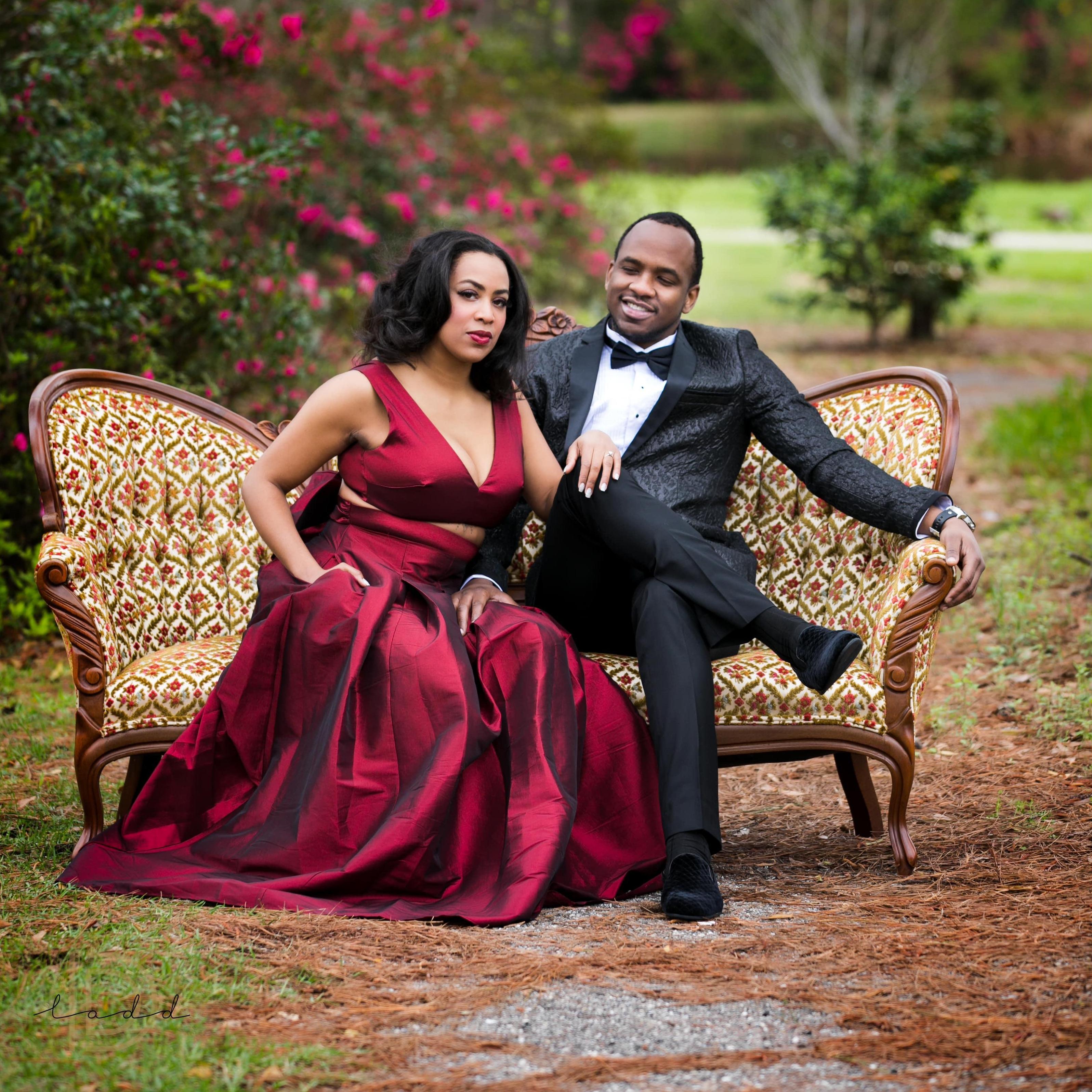 Engagement Photo Shoot
Photos by Dwight Ladd
Makeup by Walter Antone
Mobile Japanese Gardens, Lundi Gras 2019