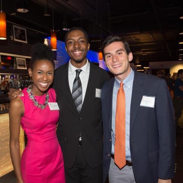 One of our favorite events of the year is the Generation Orange Celebration for young alumni during Orange Central, Syracuse's homecoming! Here we are with our friend Sean in Club 44 (2017).