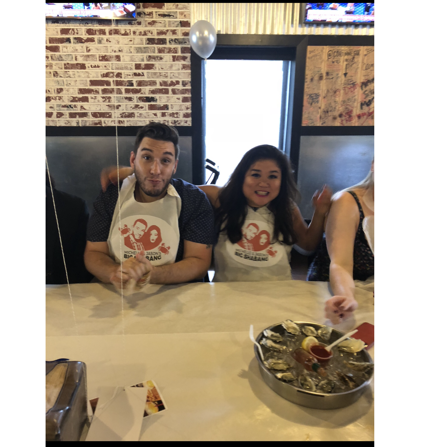 TRUE LOVE:  Jason enduring boiling crab every week so Michelle can stuff her face! XXX Spicy Shabang!!