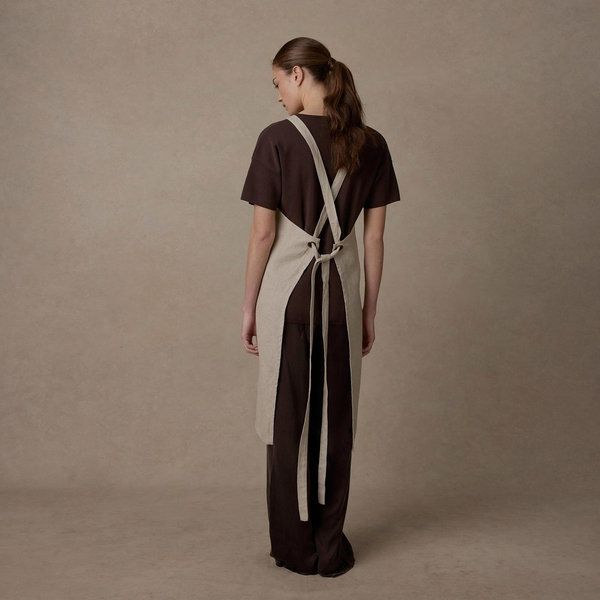 Jude Linen Apron - Thumbnail 5