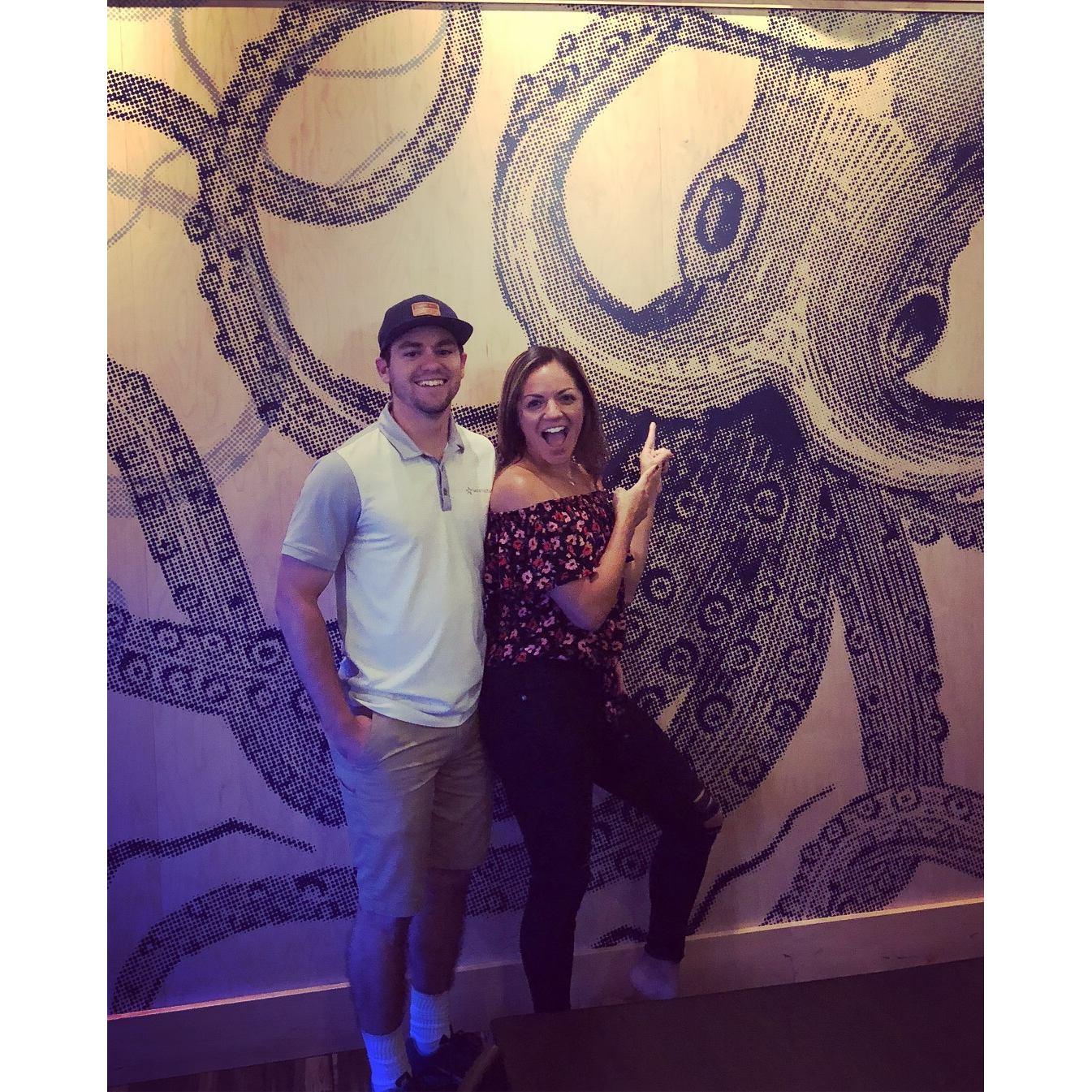 My last night in Indiana before driving home to Tempe, AZ with Flash to make home feel like home before Spence arrived the following week, August 2018