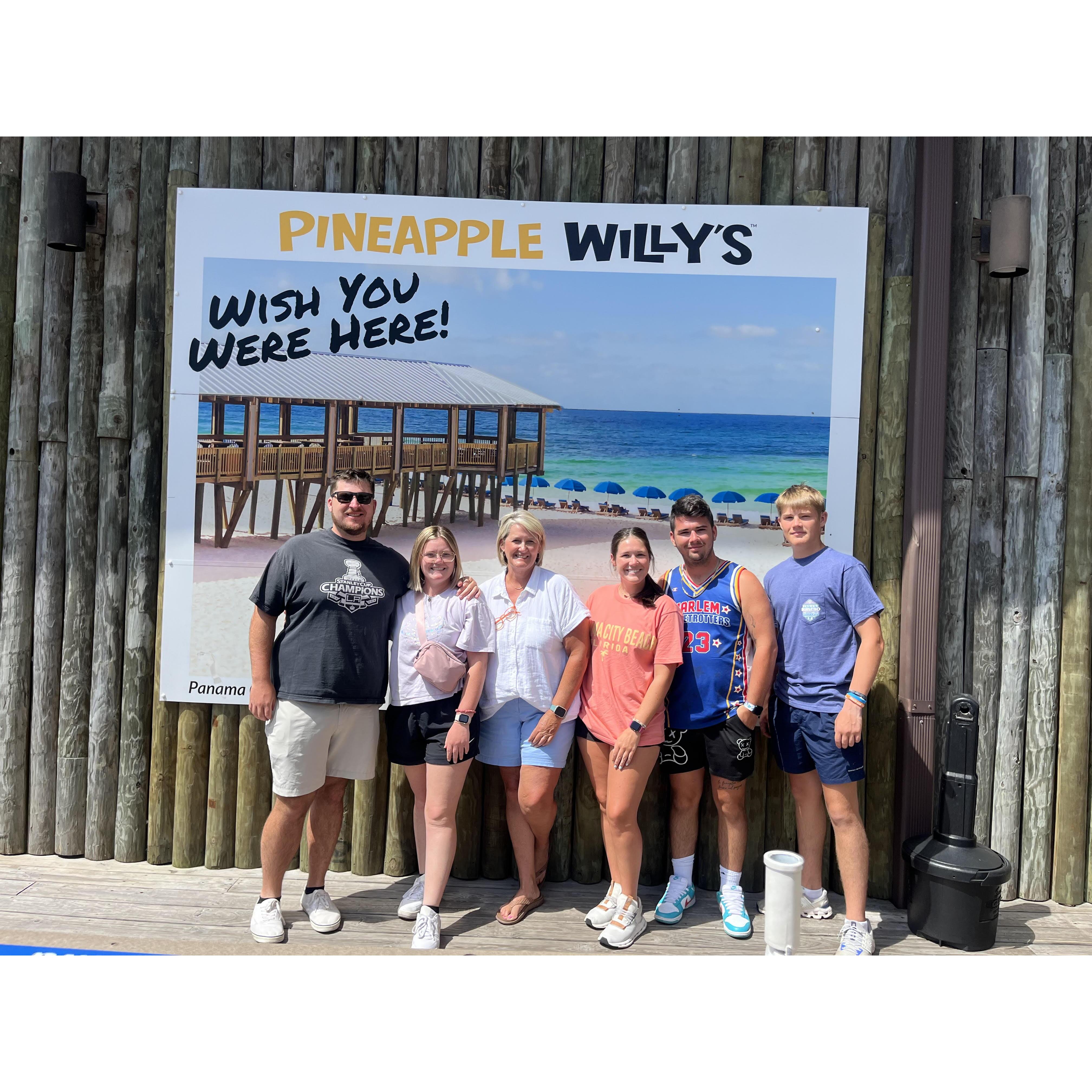Mitchell and Karlye went to Panama City with Karlye's family!
